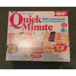 Quick Minute Microwave Food Dehydrator 8 pc set